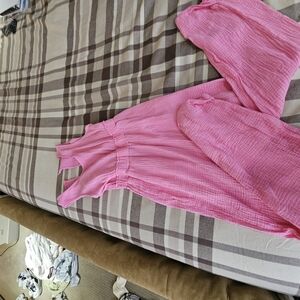 Pink Sleeveless Jumpsuit